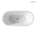 Oltens Yrsa wanna wolnostojąca owalna akrylowa biała 12022000