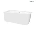 Oltens Hulda wanna wolnostojąca 160x75 cm narożna lewa biały połysk 11003000