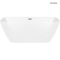 Oltens Millaa wanna wolnostojąca 170x78 cm owalna akrylowa biały połysk 12002000