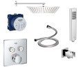 Grohe set. Grohtherm Smart Control 2-o SmartBox Tor deszczownica Kvadro