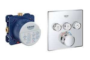 Grohe zestaw bateria Grohtherm SmartControl 3D + Rapido SmartBox element podtynkowy