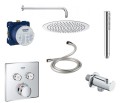 Grohe set. Grohtherm Smart Control SmartBox Loka deszczownica Round
