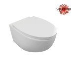 Excellent & Esedra Bull NO-RIM VERTIGO miska wc z deską w/o slim , kolor biały połysk