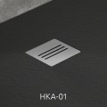 Radaway kratka HKA-01 Black-Stal nierdzewna