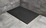 Radaway brodzik Kyntos F prostokątny , kolor czarny z konglomeratu marmurowego , rozmiary od 90 cm