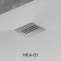 Radaway kratka HKA-01 White-Stal nierdzewna C-F
