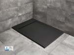 Radaway brodzik Teos F prostokątny , rozmiary od 90 cm , kolor czarny z konglomeratu marmurowego 