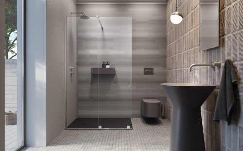 Radaway Furo Walk-in chrom