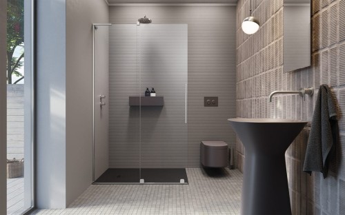 Radaway Furo SL Walk-in chrom