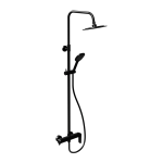 Excellent Rain Clever 2.0 zestaw prysznicowy z deszczownicą 25cm , kolor  czarny soft