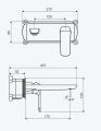 Excellent Clever 2.0 bateria umywalkowa podtynkowa AREX.4115 tech.
