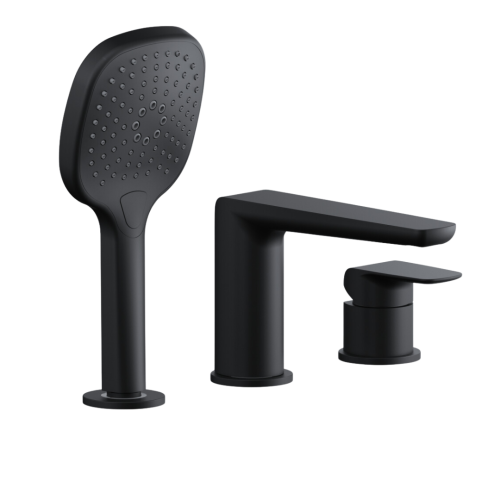 Excellent Clever 2.0 bateria wannowa 3 otworowa czarny soft AREX.4134BS