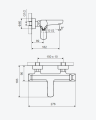 Excellent Clever 2.0 bateria wannowo-prysznicowa AREX.4105
