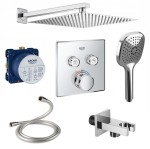 Grohe zestaw bateria Grohtherm SmartControl z Rapido SmartBox podtynkowy , słuchawka Auris Select , deszczownica 30 cm 