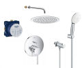 Grohe Essence NEW + Tempesta 110 2 jet deszczownica Slim okrągła