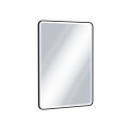 Excellent lustro Corido oświetlenie LED prostokątne 80x60 w ramie czarny mat DOEX.CO080.060BL