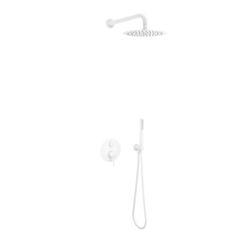 Excellent bateria Pi - zestaw prysznicowo-wannowy podtynkowy 3 funkcje , kolor biały mat AREX.SET.1247WH