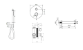 Excellent Pi bateria wannowa 2 funkcje AREX.1245 tech.