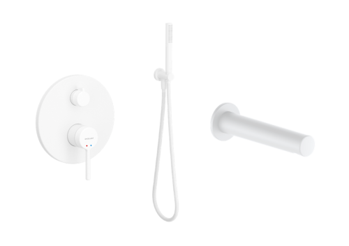 Excellent Pi zestaw wannowy biały mat