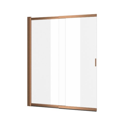 Excellent Liner parawan nawannowy 110x140 cm rozsuwany 2-częściowy lewy - prawy, miedziany szczotkowany KAEX.2960.1100.LP