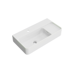 Excellent Ness umywalka 60x31 cm prostokątna z otworem na baterię , kolor biały połysk