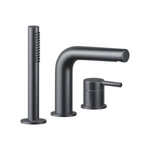 Excellent PI bateria wannowa 3 otworowa , kolor grafit  szczotkowany 