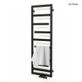 Oltens Flamma grzejnik łazienkowy 139x50 czarny mat 55016300