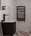 Oltens Flamma (e) grzejnik elektryczny 88x50 czarny mat 55113300