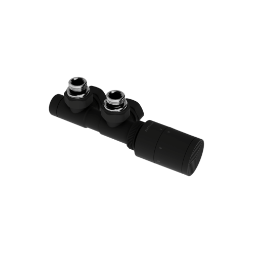 Excellent Caldo zawór grzejnikowy zintegrowany termostatyczny prawy czarny mat GREX.CA50.P.ZT.BL