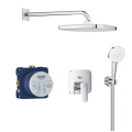 GROHE Cubeo SmartBox podtynkowy zestaw prysznicowy z deszczownicą Tempesta 250 chrom 3560000 + 1053360000