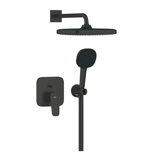 GROHE Cubeo podtynkowy zestaw prysznicowy z deszczownicą Tempesta 250 Black 1053362430