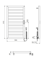Excellent Brego Smart grzejnik łazienkowy elektryczny 91x50 cm GREX..BRS91 opis techniczny