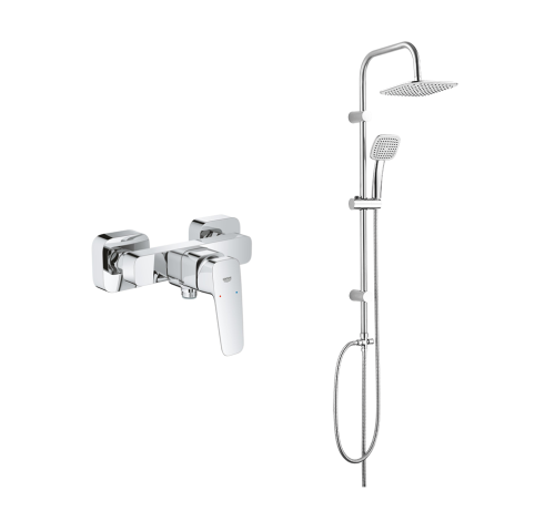 GROHE Cubeo jednouchwytowa bateria prysznicowa 1018240000 chrom , kolumna prysznicowa