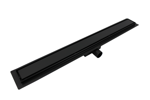 Purus odpływ liniowy 2 w 1 czarny