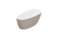 Excellent Olia 2.0 biały połysk - cappuccino mat wanna 160x75 cm wolnostojąca WAEX.OLI2.16WHCAM