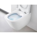 Roca Gap wc podwieszana 54x37,5 cm Rimless bez kołnierza z deską wolnoopadająca cienką biała A34H472000