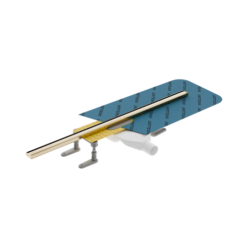 Excellent Stilio Slim złoty połysk baza z syfonem