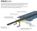 Excellent Stilio Slim baza z syfonem opis produktu