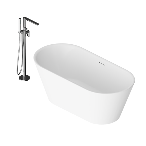 Excellent zestaw promocyjny wanna Holi 2.0 160 + bateria wolnostojąca Glad chrom ZEPR.0035