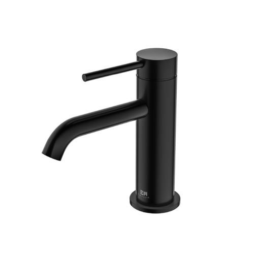 EMPORIA FLY Bateria umywalkowa niska czarny mat 03010BM