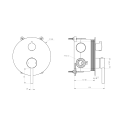 EMPORIA FLY Bateria prysznicowo-wannowa podtynkowa 03042 opis techniczny