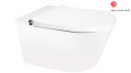 Oltens SmartFrisk miska WC wisząca myjąca z powłoką SmartClean z deską biała 42038000