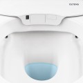 Oltens SmartFrisk miska WC wisząca myjąca z powłoką SmartClean z deską biała 42038000