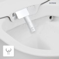 Oltens SmartFrisk miska WC wisząca myjąca z powłoką SmartClean z deską biała 42038000