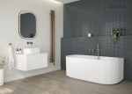 Oltens Hamnes wanna wolnostojąca przyścienna 160x75 cm , kolor biały