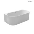 Oltens Hamnes wanna przyścienna 160x75 cm biała 12025000