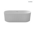 Oltens Hamnes wanna przyścienna 160x75 cm biała 12025000