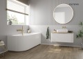 Oltens Hamnes wanna narożna 160x75 cm prawa biała 11008000