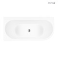 Oltens Hulda wanna wolnostojąca 170x80 cm narożna lewa biały połysk 11005000
