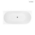 Oltens Delva wanna wolnostojąca 150x75 cm narożna lewa biała 11007000